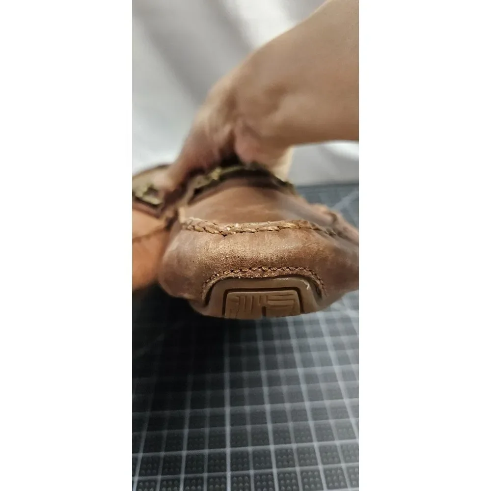COLE HAAN Somerset link bit‎ loafers brown leather men 11M
